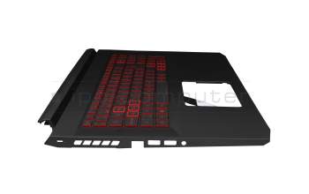 01704F7BK201 teclado incl. topcase original Acer CH (suiza) negro/rojo/negro con retroiluminacion GTX1650