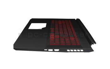 01704F7BK201 teclado incl. topcase original Acer CH (suiza) negro/rojo/negro con retroiluminacion GTX1650