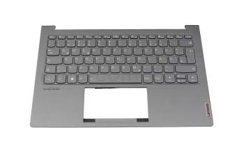 01900071 teclado incl. topcase original Lenovo DE (alemán) gris/canaso con retroiluminacion