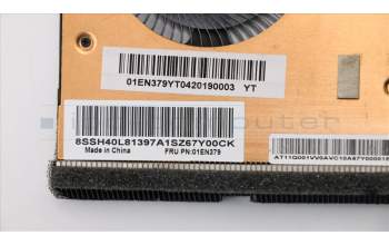 Lenovo 01EN379 HEATSINK AMD DIS w fan AVC