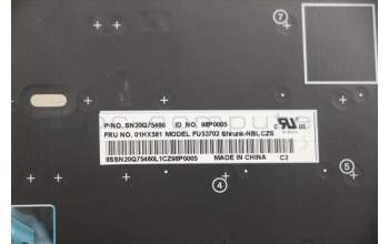 Lenovo 01HX581 NB_KYB FRU COMO SL,ASM,LTN,KB,BK,CZS