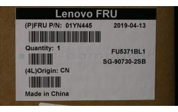 Lenovo 01YN445 NB_KYB FRU COMO FL,LTN,KB-BL,SV,SE