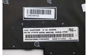 Lenovo 01YN742 NB_KYB FRU COMO NM,LTN,KB-BL,SV,CFR