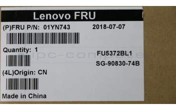 Lenovo 01YN743 NB_KYB FRU COMO NM,LTN,KB-BL,SV,LAS