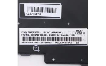 Lenovo 01YN755 NB_KYB FRU COMO NM,LTN,KB-BL,SV,HU