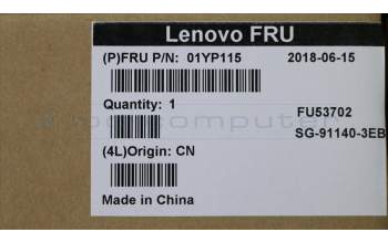 Lenovo 01YP115 NB_KYB FRU COMO SK,LTN,KB,BK,IN