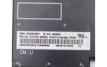 Lenovo 01YP322 NB_KYB FRU COMO FL,LTN,KB,BK,CFR