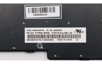 Lenovo 01YP643 NB_KYB FRU COMO NM,LTN,KB,BK,LAS