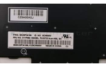 Lenovo 01YP664 NB_KYB FRU COMO NM,LTN,KB,BK,SI