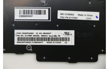 Lenovo 01YP667 NB_KYB FRU COMO NM,LTN,KB,BK,TR