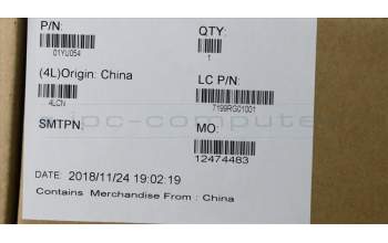 Lenovo 01YU054 MECH_ASM CS16_2BCP,MYLAR,BLACK,CHY