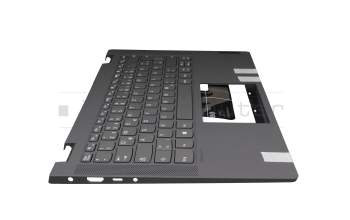 025.901MZ.0001 teclado incl. topcase Wistron DE (alemán) gris oscuro/canaso (platinum grey)