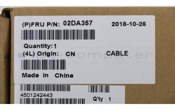 Lenovo 02DA357 CABLE FRU C.A. CS LCD FOR ONCELL HT