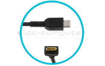 02DL151 cargador USB-C original Lenovo 65 vatios redondeado