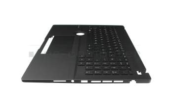 04050-02000100 teclado incl. topcase original Asus DE (alemán) negro/negro con retroiluminacion