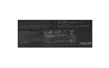 04G265004393 cargador original Asus 120 vatios redondeado