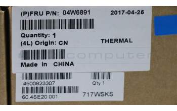 Lenovo 04W6891 FRU Thermal MDL Int AVC