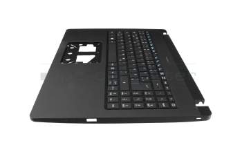 06BVLNN7014 teclado incl. topcase original Acer DE (alemán) negro/negro