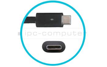 07R3FM cargador USB-C original Dell 100 vatios redondeado Plus