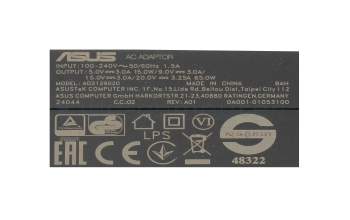 0A001-00443200 cargador USB-C original Asus 65 vatios EU wallplug