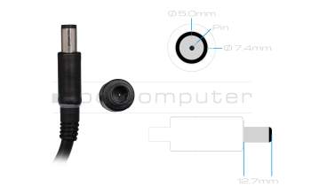 0CTX6T cargador original Dell 240,0 vatios delgado