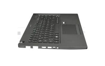 0KN1-092GE13 teclado incl. topcase original Acer DE (alemán) negro/negro con retroiluminacion