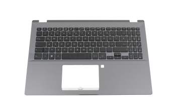 0KN1-7L1GE13 teclado incl. topcase original Pegatron DE (alemán) negro/canaso