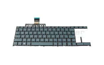 0KN1-A31UI13 teclado original Pegatron US (Inglés) azul con retroiluminacion