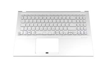 0KNB0-5114GE00 teclado incl. topcase original Asus DE (alemán) plateado/plateado