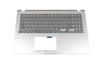 0KNB0-5116GE00 teclado incl. topcase original Asus DE (alemán) gris/plateado