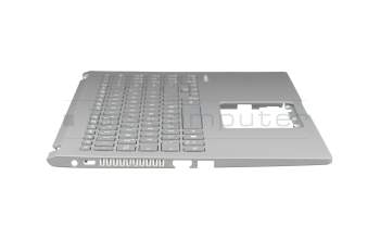 0KNB0-5116GE00 teclado incl. topcase original Asus DE (alemán) gris/plateado