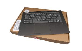 0KNB0-563KGE00 teclado incl. topcase original Lenovo FR (francés) gris/canaso