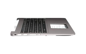 0KNB0-662QUI00 teclado incl. topcase original Asus US (Inglés) negro/canaso con retroiluminacion