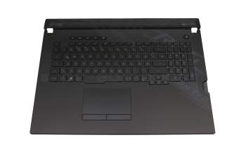 0KNR0-6818GE00 teclado incl. topcase original Asus DE (alemán) negro/negro con retroiluminacion