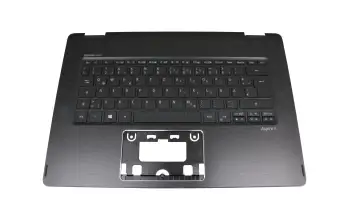 6B.G7TN5.014 teclado incl. topcase original Acer DE (alemán) negro/negro con retroiluminacion