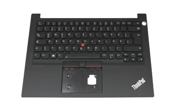 5M10V17046 teclado incl. topcase original Lenovo DE (alemán) negro/negro con retroiluminacion y mouse stick