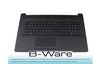 T17BDR Teclado incl. topcase DE (alemán) negro/negro (con TP/DVD, estructura superficial "Diamond) b-stock