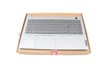 5CB1H88688 teclado incl. topcase original Lenovo DE (alemán) gris/canaso con retroiluminacion