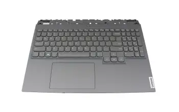 5CB1H71046 teclado incl. topcase original Lenovo US (Inglés) gris/canaso con retroiluminacion