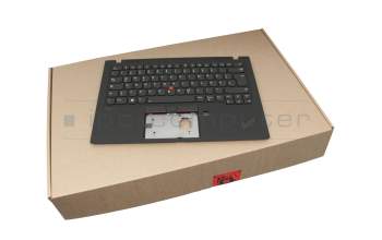 102-18F86LHC01C teclado incl. topcase original Lenovo DE (alemán) negro/negro con retroiluminacion y mouse stick