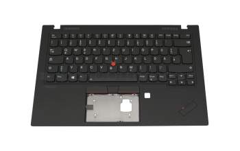 102-18F86LHC01C teclado incl. topcase original Lenovo DE (alemán) negro/negro con retroiluminacion y mouse stick