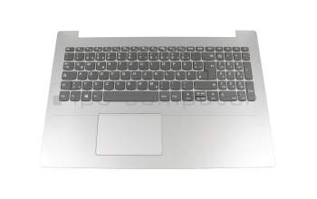 12391563 teclado incl. topcase original Lenovo DE (alemán) gris/plateado