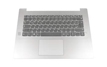 12433996 teclado incl. topcase original Lenovo DE (alemán) gris/plateado