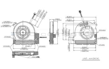 Asus 13MS00L1T11011 UN45 THERMAL FAN