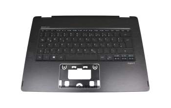 13N0-F8A0901 teclado incl. topcase original Acer DE (alemán) negro/negro con retroiluminacion