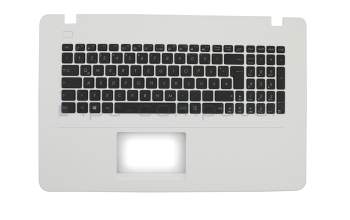 13N0-TXA0301 teclado incl. topcase original Asus DE (alemán) negro/blanco