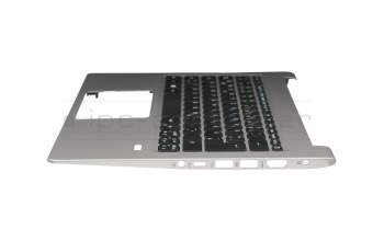 13N1-1ZP0201 teclado incl. topcase original Acer DE (alemán) negro/plateado