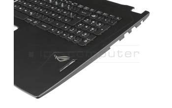 13N1-32A0511 teclado incl. topcase original Asus DE (alemán) negro/negro con retroiluminacion