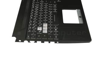 13N1-5JA0701 teclado incl. topcase original Asus DE (alemán) negro/negro con retroiluminacion