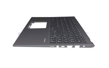 13N1-6TA0841 teclado incl. topcase original Asus DE (alemán) negro/canaso